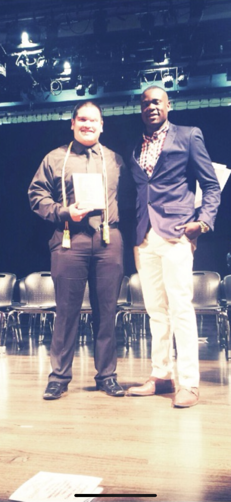 Congratulations to Jose, 2015 recipient of my Sting to Sting Scholarship.