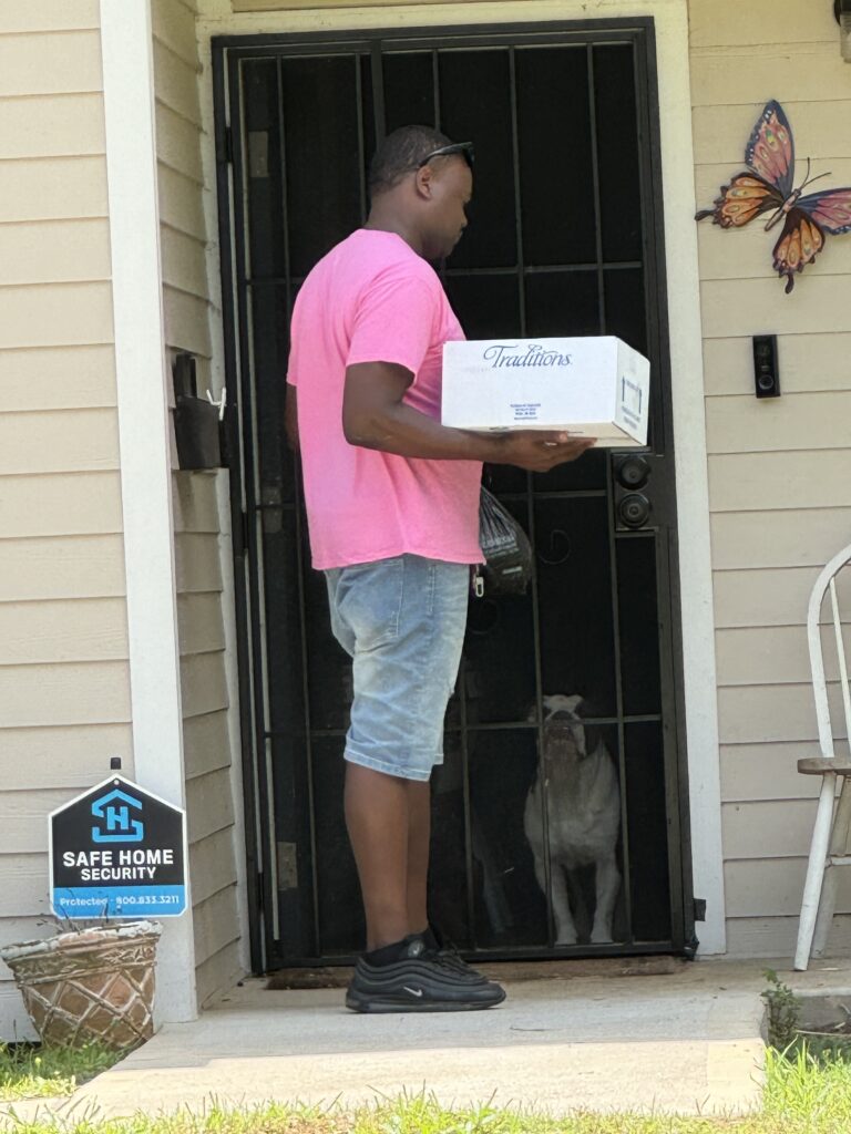 Proud to volunteer with a local nonprofit delivering Meals on Wheels, supporting seniors across our community.