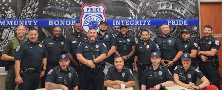 Proud to show up during First Responder Week to bring breakfast to our Texas City Police Department in recognition of their service.