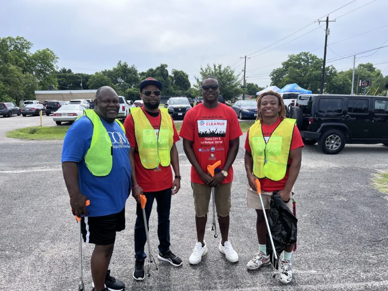 Continuing the work by volunteering at 1867 community clean-up in my district alongside former District 1 Commissioner Alexander and College of the Mainland students.