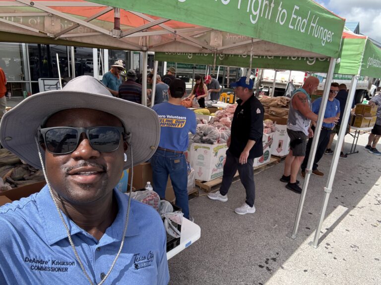 Grateful for the opportunity to volunteer at the Coffee Connections food drive, supporting local veterans in our community.