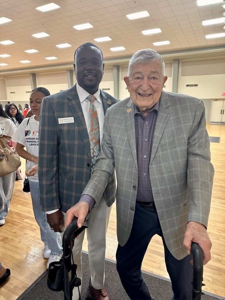 Alongside Mr. Charles Doyle, former Mayor and founder of the L.E.A.D.S. program, following my role as guest speaker.